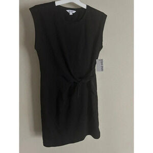 NWT Nine West Women’s Dress, Black Tie knot Waist Size Medium M Short Length